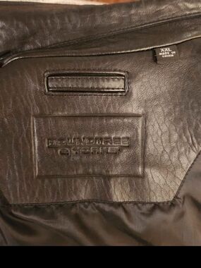 Roundtree & Yorke Black Leather Jacket (XXL)